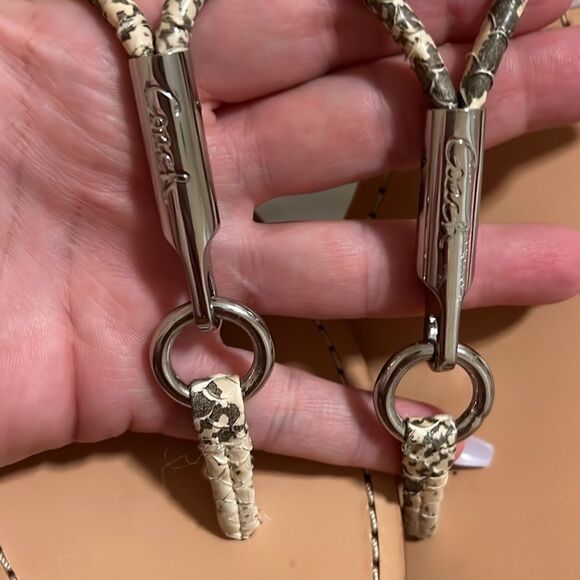 Coach Tan Braided Sandals - Picture 3 of 4